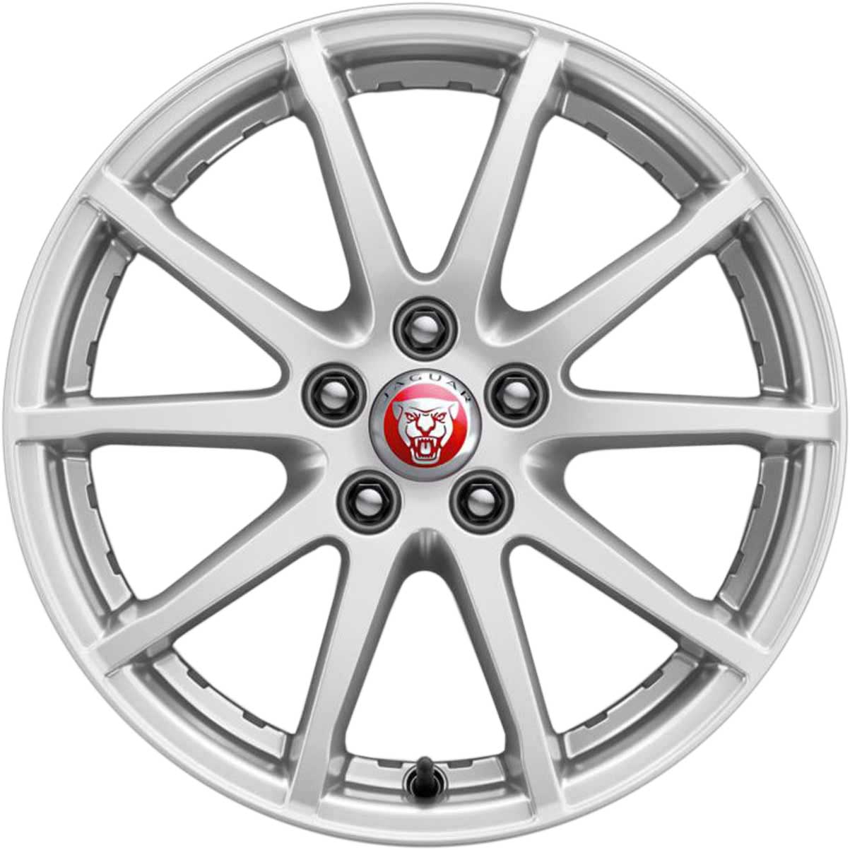 Jaguar Lightweight #1005 Sparkle Silver Alloy Wheel Product Image #1