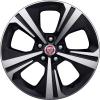 Jaguar #5118 Black Diamond Turned Wheel Img 1