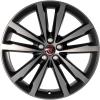 Jaguar Venom #5051 Satin Dark Grey Diamond Turned Wheel Img 1