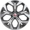 Jaguar Vision #5033 Satin Dark Grey Diamond Turned Wheel Img 1