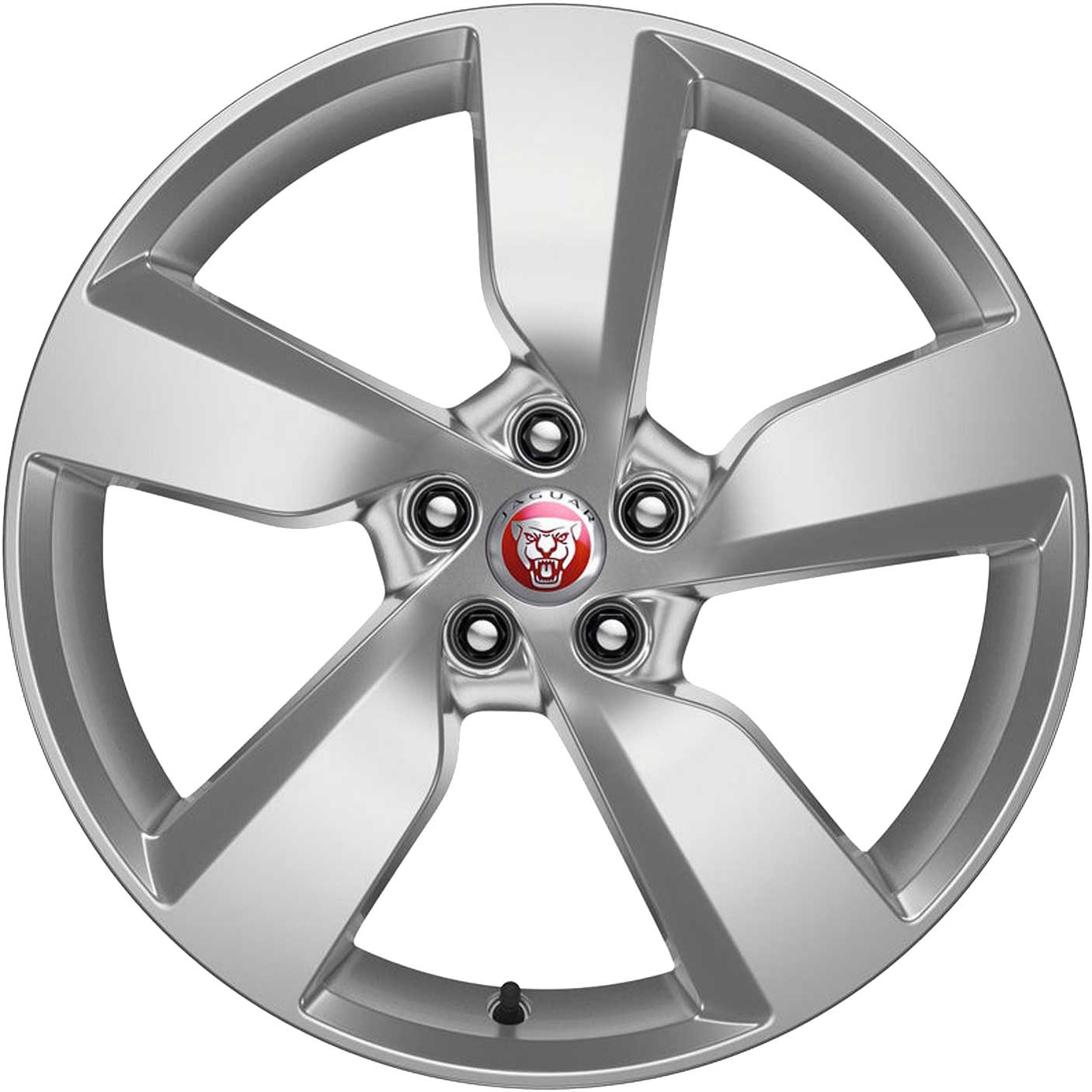 Jaguar Fan #5049 Sparkle Silver Alloy Wheel Product Image #1