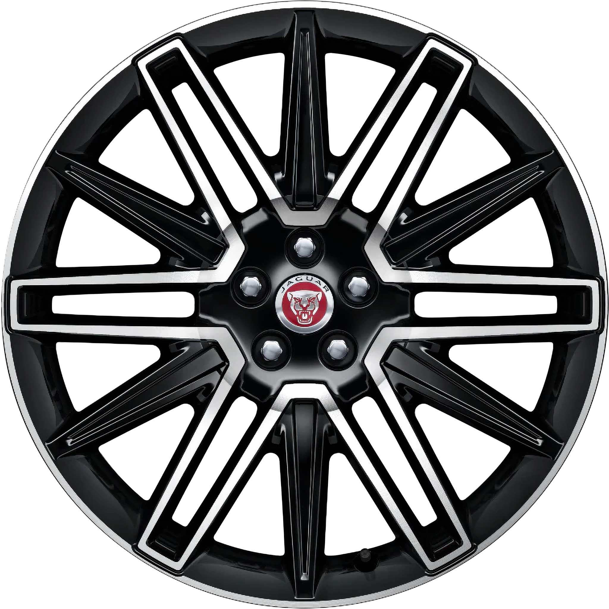Jaguar #1078 Gloss Black Diamond Turned Alloy Wheel Product Image #1