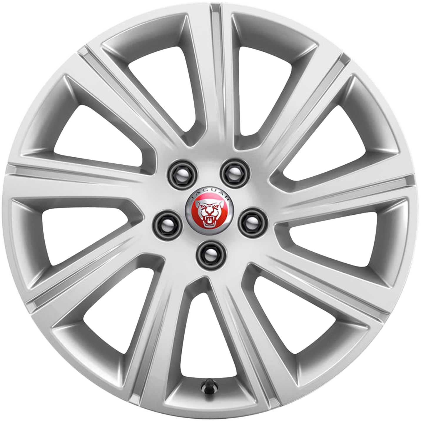 Jaguar Scimitar #9008 Sparkle Silver Alloy Wheel Product Image #1