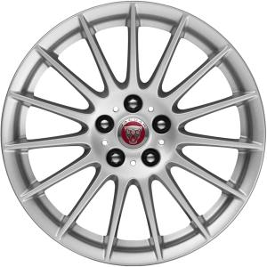 18" Jaguar Fan #5034 Sparkle Silver alloy wheel