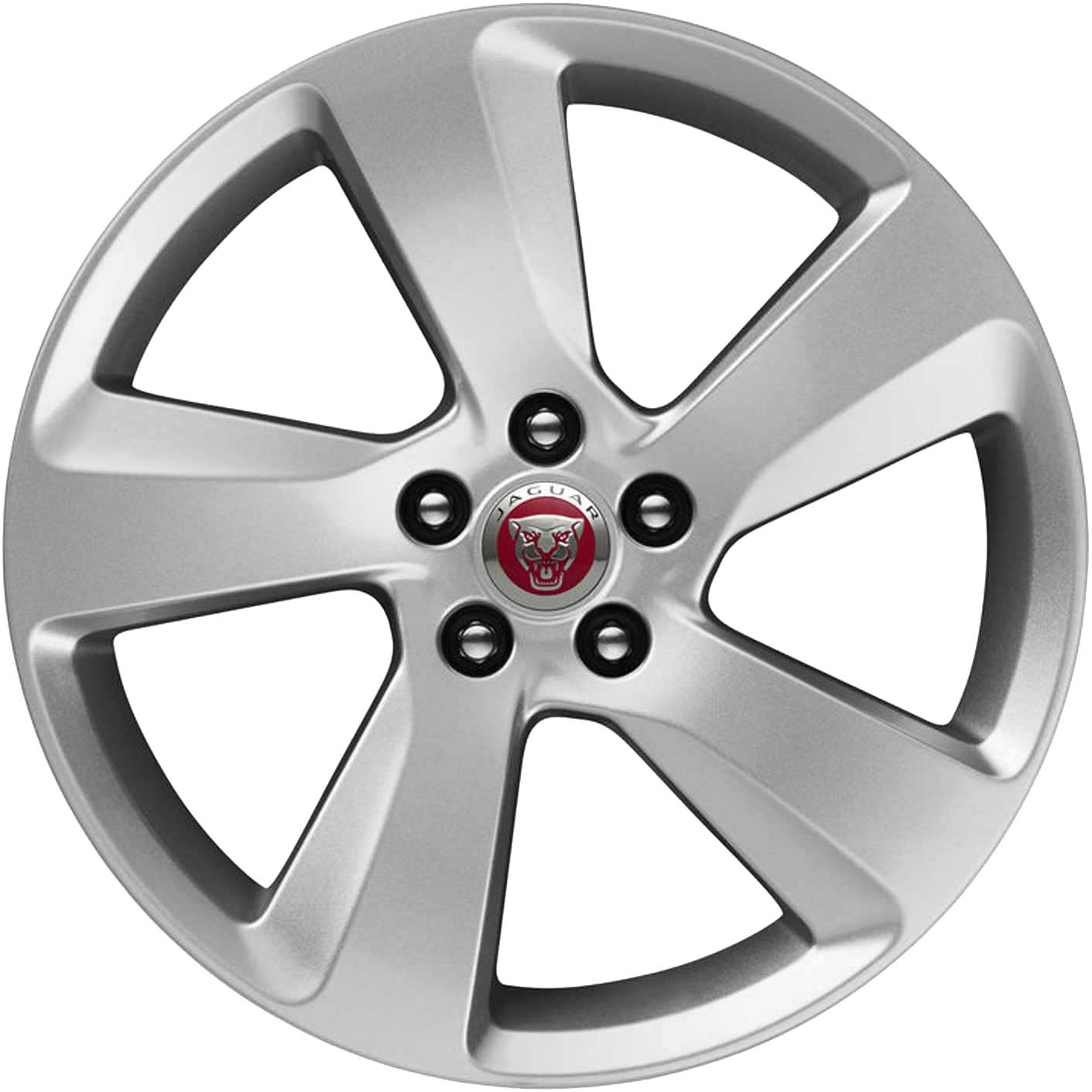 Jaguar Fan #5034 Sparkle Silver Alloy Wheel Product Image #1