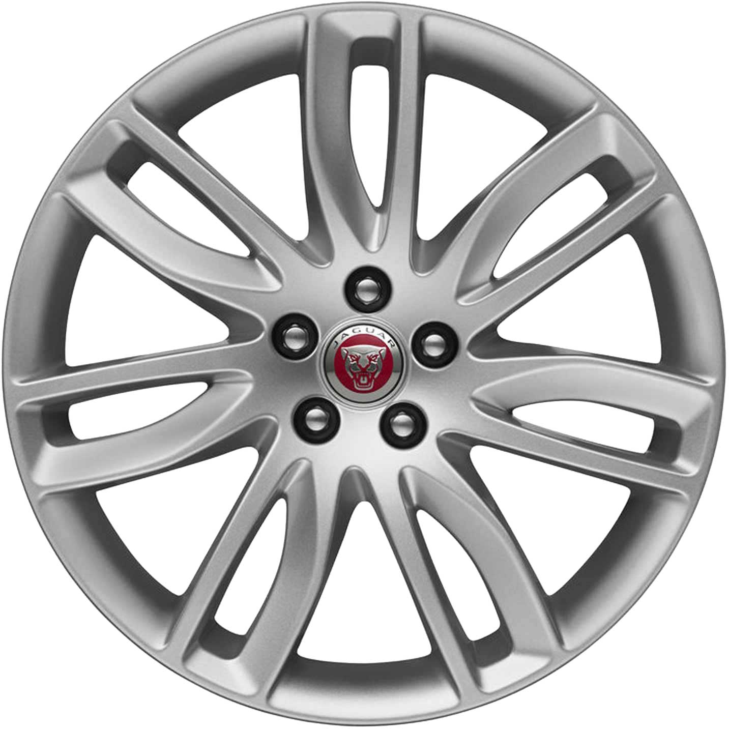 Jaguar Razor #7012 Sparkle Silver Alloy Wheel Product Image #1