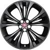 Jaguar Delta #5107 Satin Black Wheel Img 1