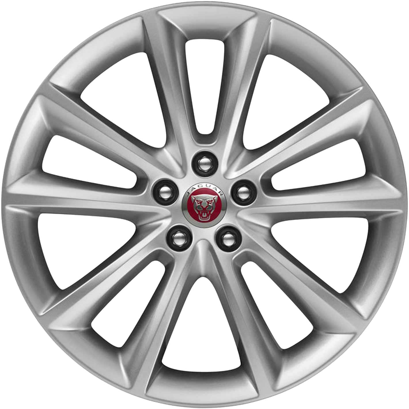 Jaguar Vortex #1018 Sparkle Silver Alloy Wheel Product Image #1
