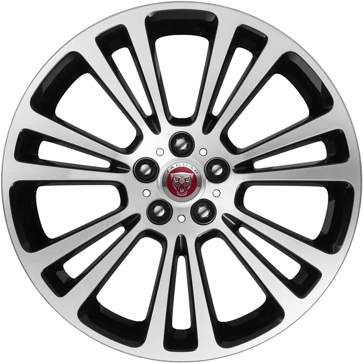 Jaguar Axis #7013 Gloss Black Diamond Turned Alloy Wheel Product Image #1