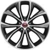 Jaguar Helix #5033 Gloss Grey Diamond Turned Wheel Img 1