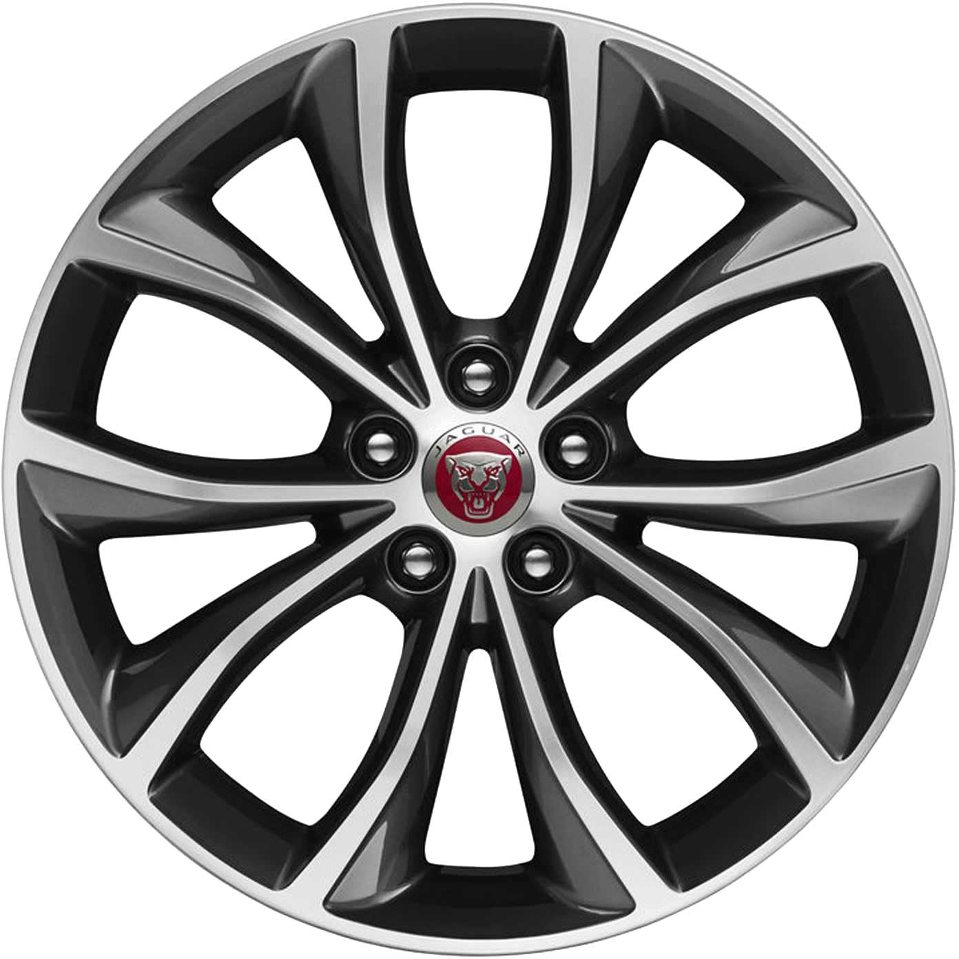 Jaguar Helix #5033 Gloss Grey Diamond Turned Alloy Wheel Product Image #1