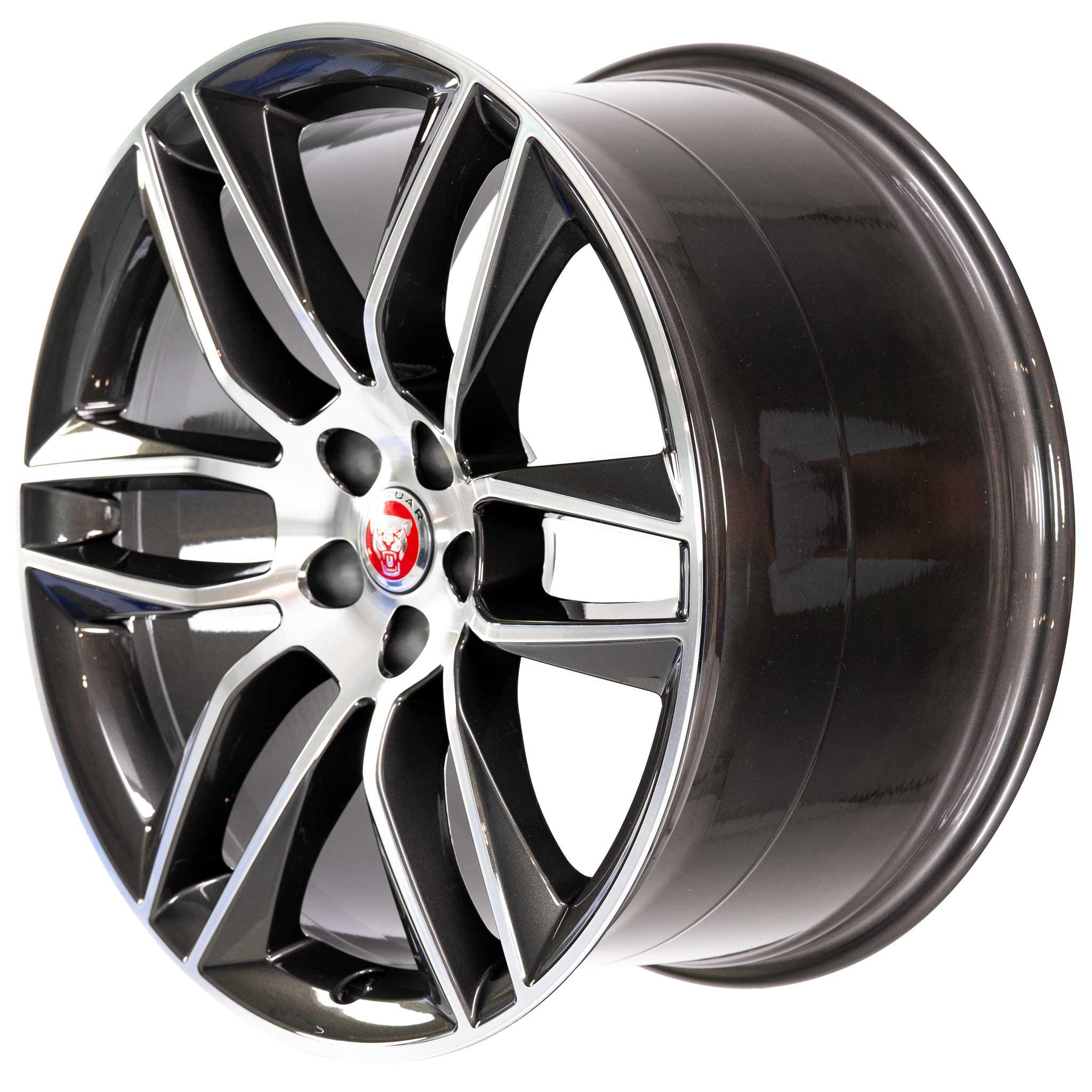 Jaguar Gyrodyne #6003 Technical Grey Diamond Turned Alloy Wheel Product Image #2