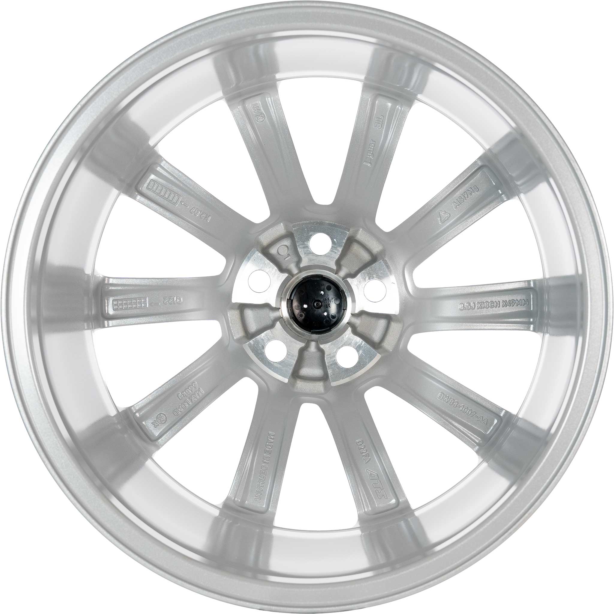 Jaguar Vela #1024 Sparkle Silver Alloy Wheel Product Image #3