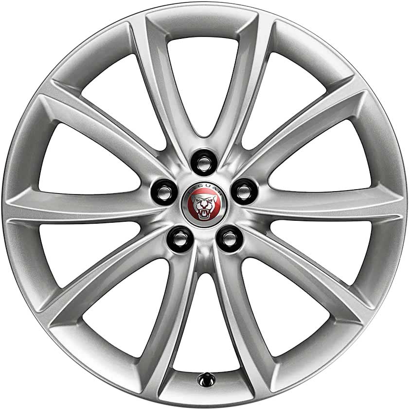 Jaguar Propeller #1023 Sparkle Silver Alloy Wheel Product Image #1