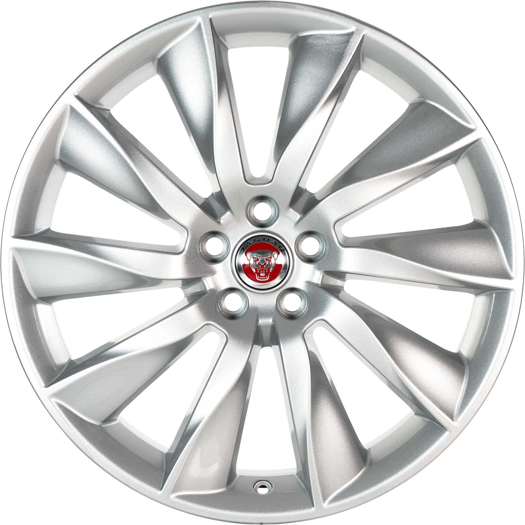 Jaguar Turbine #1025 Sparkle Silver Alloy Wheel Product Image #1