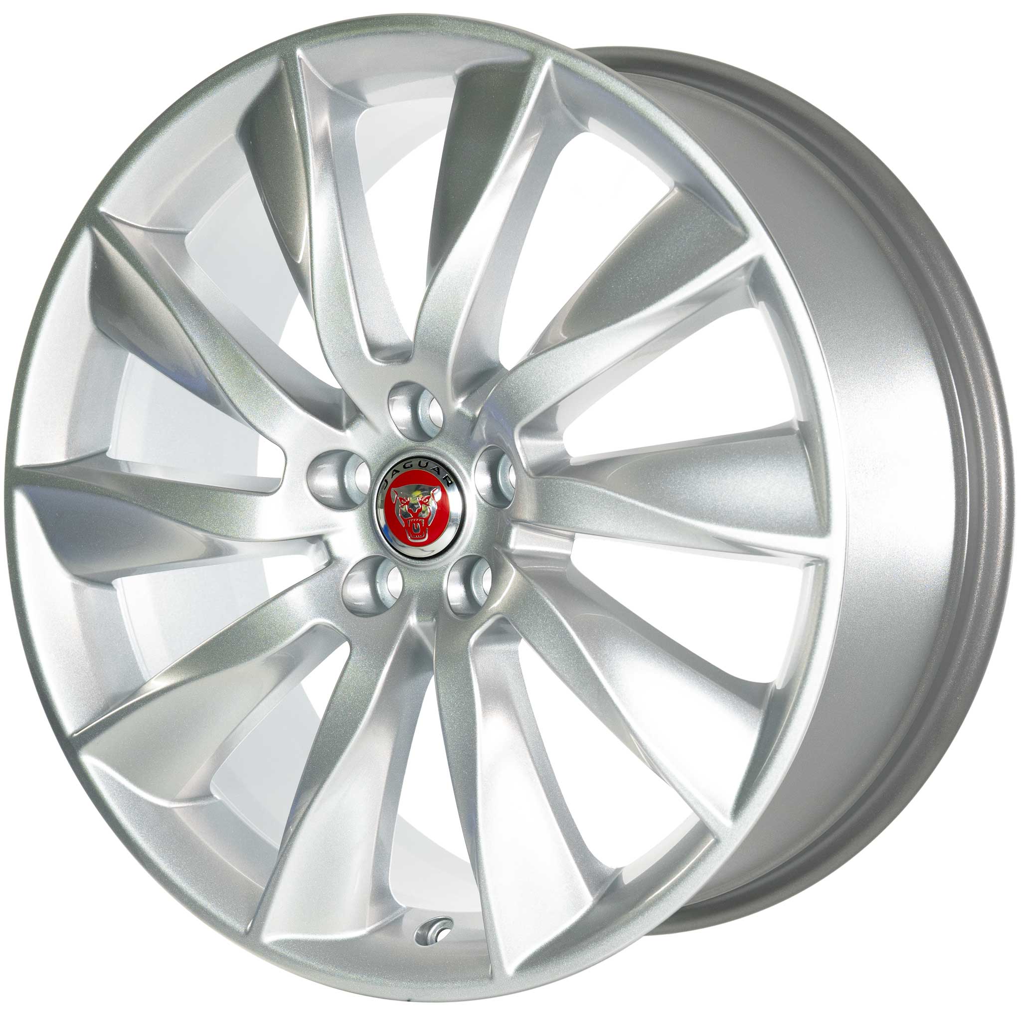 Jaguar Turbine #1025 Sparkle Silver Alloy Wheel Product Image #2