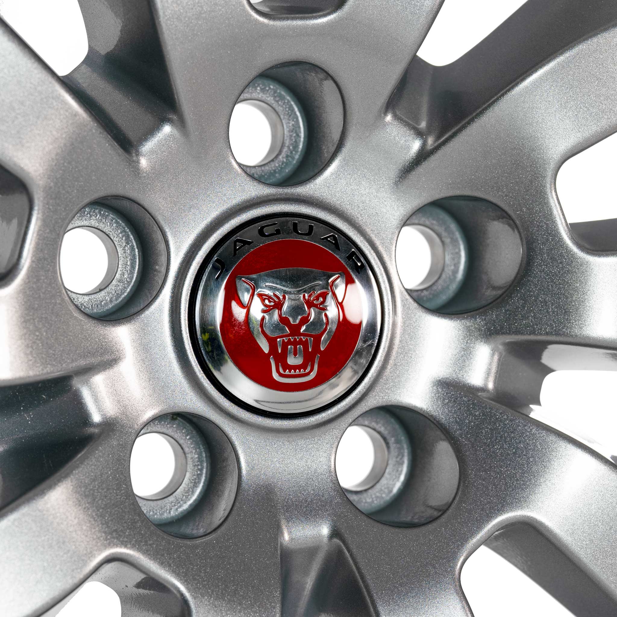 Jaguar Turbine #1025 Sparkle Silver Alloy Wheel Product Image #4
