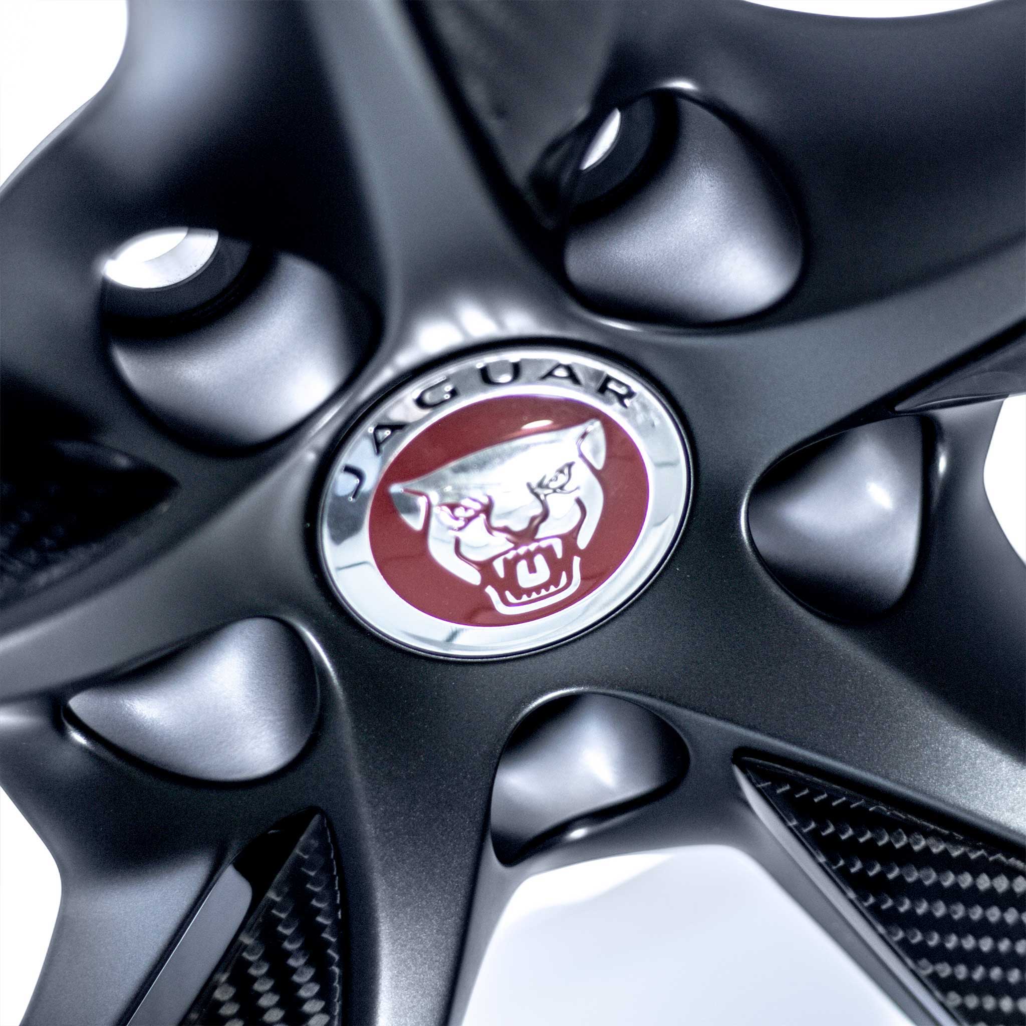 Jaguar Forged Blade #5042 Satin Dark Grey DT Edge - Carbon Fibre Finisher Alloy Wheel Product Image #4