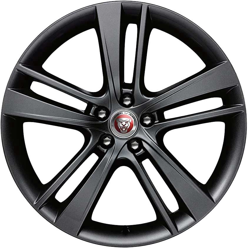 Jaguar Cyclone #5041 Satin Dark Grey Alloy Wheel Product Image #1