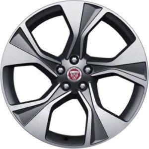 Jaguar 5 spoke #5102 Satin Dark Grey Diamond Turned Alloy Wheel for Jaguar F-Type X152 - Sizes 20in