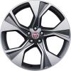Jaguar 5 spoke #5102 Satin Dark Grey Diamond Turned Wheel Img 1