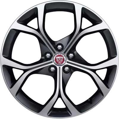 Jaguar Brundle #5051 Gloss Black Diamond Turned Alloy Wheel Product Image #1