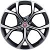 Jaguar Brundle #5051 Gloss Black Diamond Turned Wheel Img 1