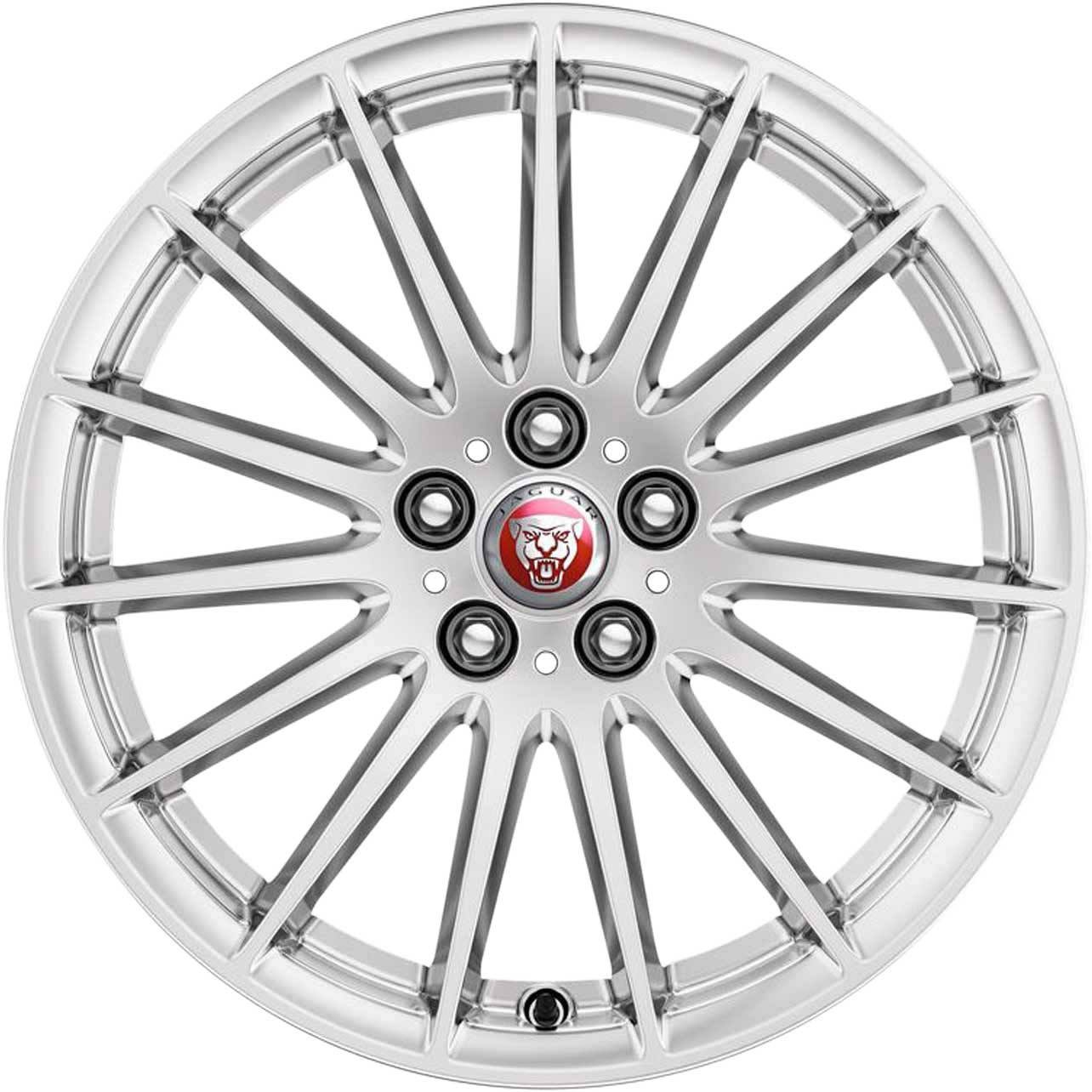 Jaguar Lightweight #1022 Sparkle Silver Alloy Wheel Product Image #1