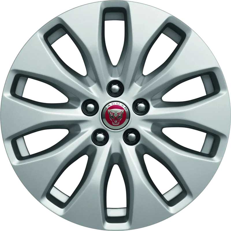 Jaguar Aerodynamic #1021 Sparkle Silver Alloy Wheel Product Image #1