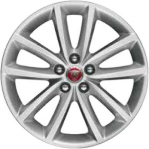 18" Jaguar Vortex #1018 Sparkle Silver alloy wheel