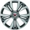 Jaguar Double Helix #1020 Gloss Grey with Contrast Inserts Wheel Img 1