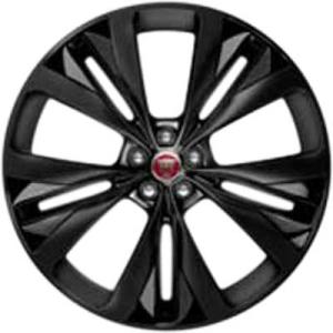 22" Jaguar Double Helix #1020 Black/Black alloy wheel