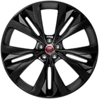 Jaguar Double Helix #1020 Black/Black Alloy Wheel Product Image #1