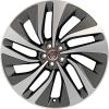 Jaguar Grapnel Dark Satin Grey Diamond Turned Wheel Img 1