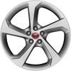 Jaguar Fan #5037 Sparkle Silver Wheel Img 1
