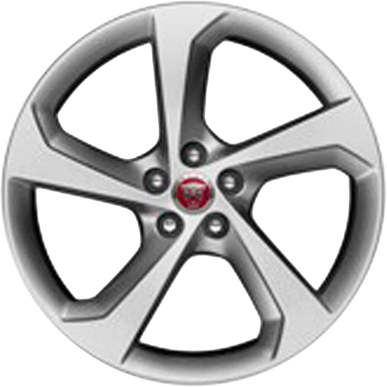 Jaguar Fan #5037 Sparkle Silver Alloy Wheel Product Image #1