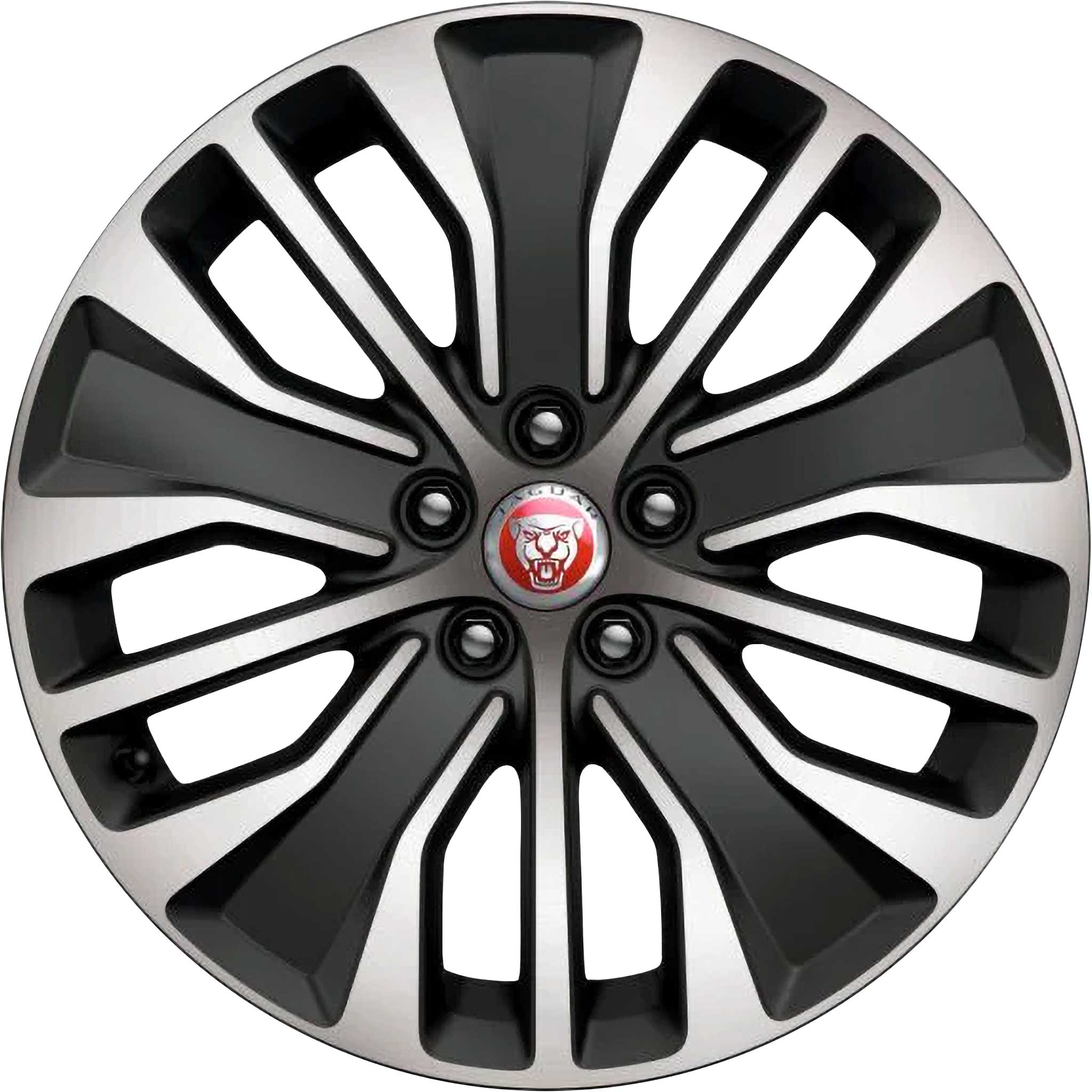 Jaguar Atom #5055 Sparkle Silver Alloy Wheel Product Image #1