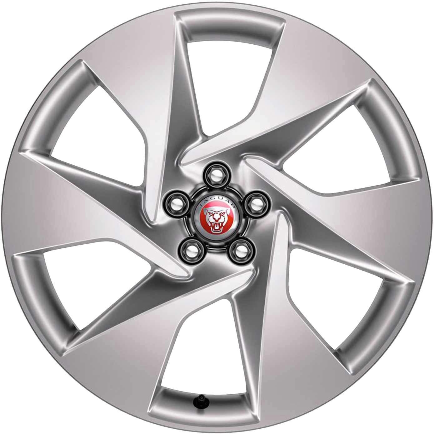 Jaguar Span #6007 Sparkle Silver Alloy Wheel Product Image #1