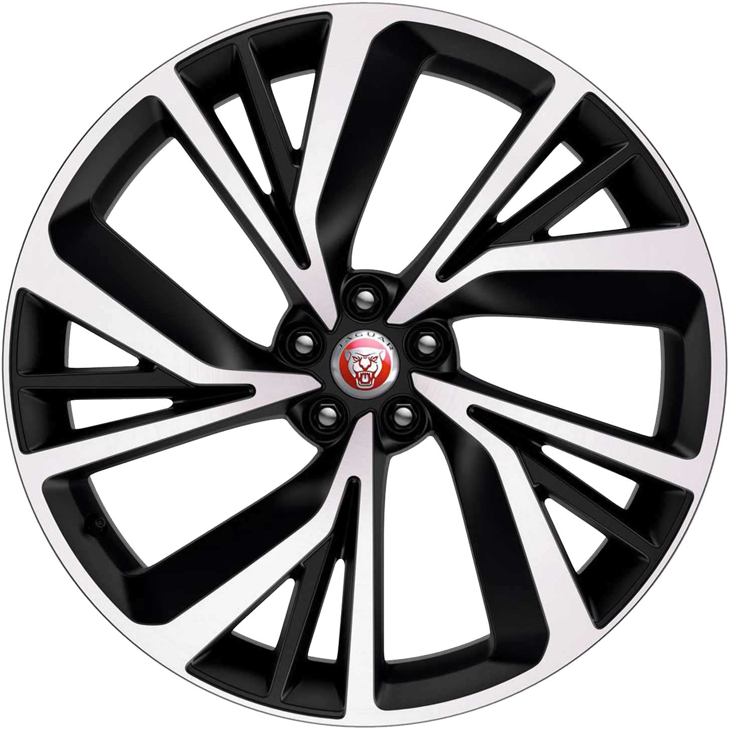 Jaguar Flux #5056 Dark Grey Diamond Turned Alloy Wheel Product Image #1