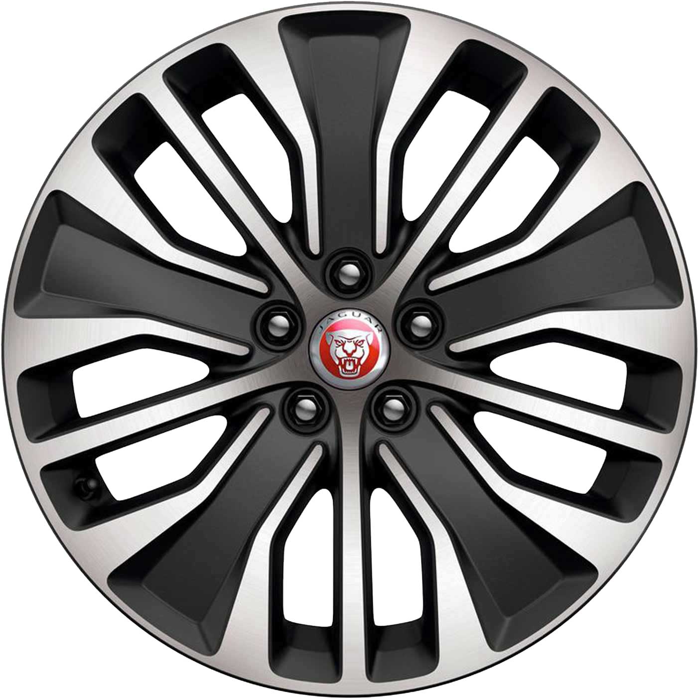 Jaguar Atom #5055 Dark Grey Diamond Turned Alloy Wheel Product Image #1