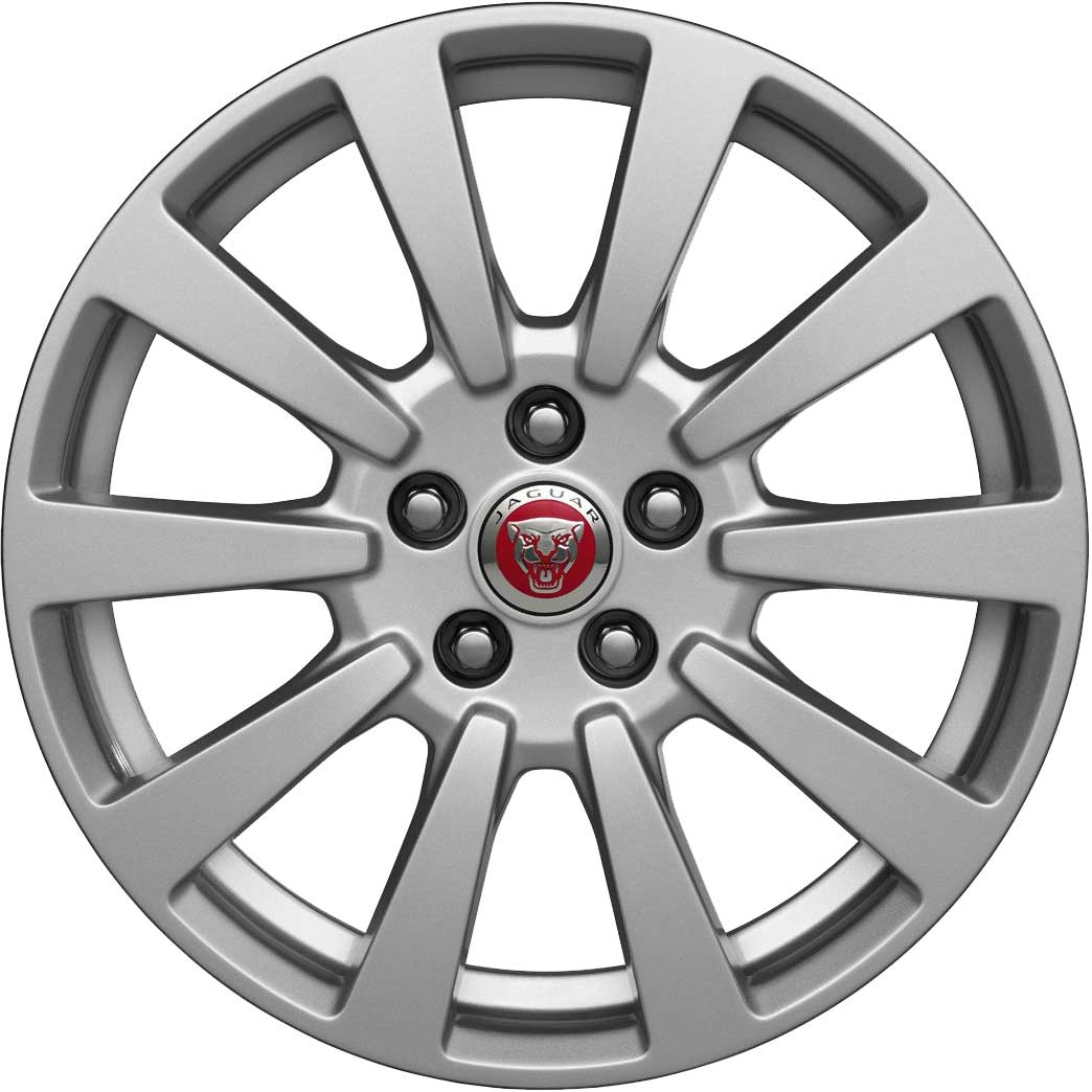 Jaguar Turbine Sparkle Silver Alloy Wheel Product Image #1