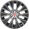 Jaguar Echo #1049 Gloss Black Diamond Turned Wheel Img 1