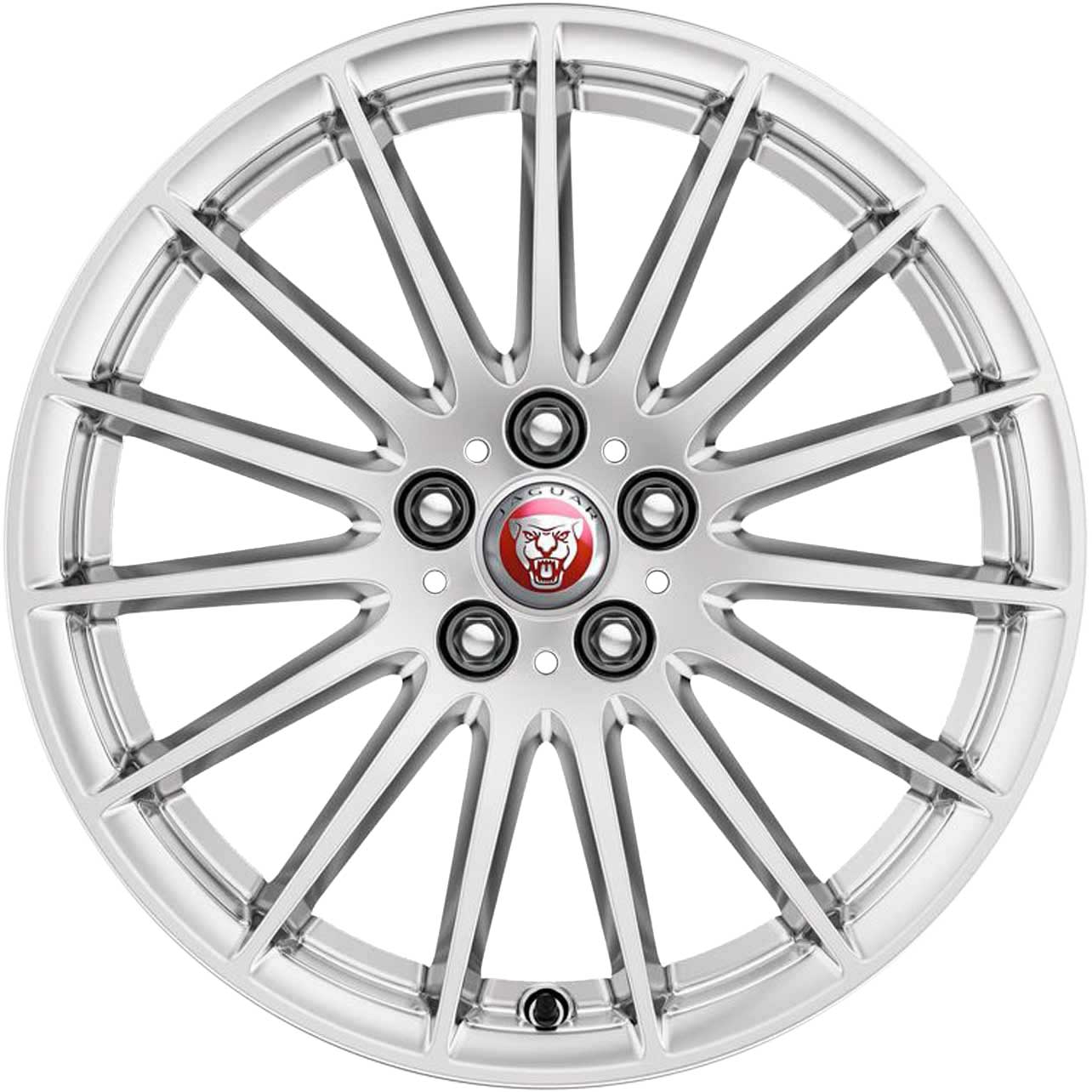 Jaguar Lightweight #1022 Sparkle Silver Alloy Wheel Product Image #1