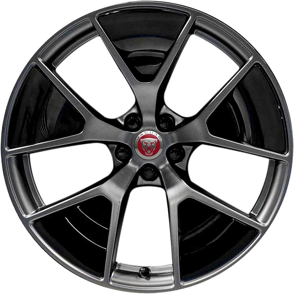 Jaguar Aero SVR Gloss Black - Dark Grey Alloy Wheel Product Image #1