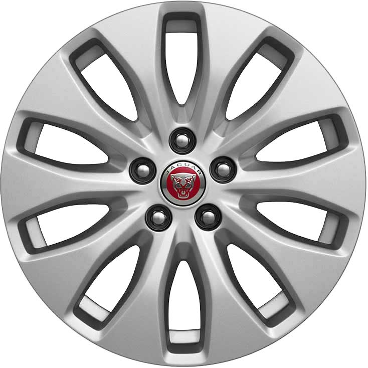 Jaguar Aerodynamic Sparkle Silver Alloy Wheel Product Image #1