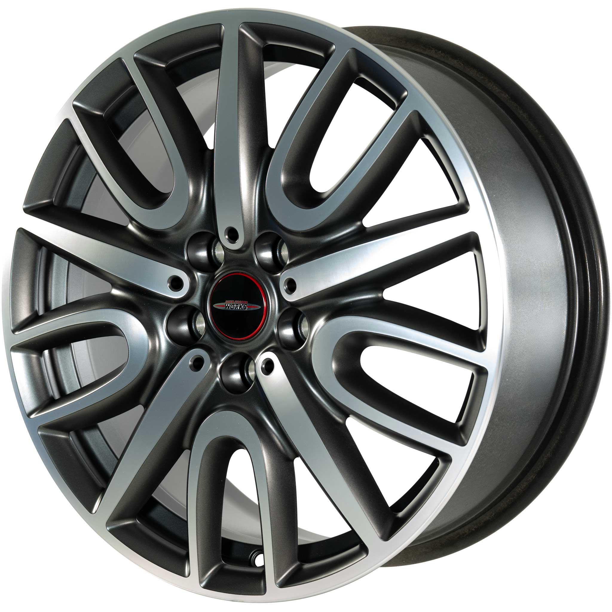 JCW 529 Thrill Spoke Black with Bright Turned Alloy Wheel Product Image #2