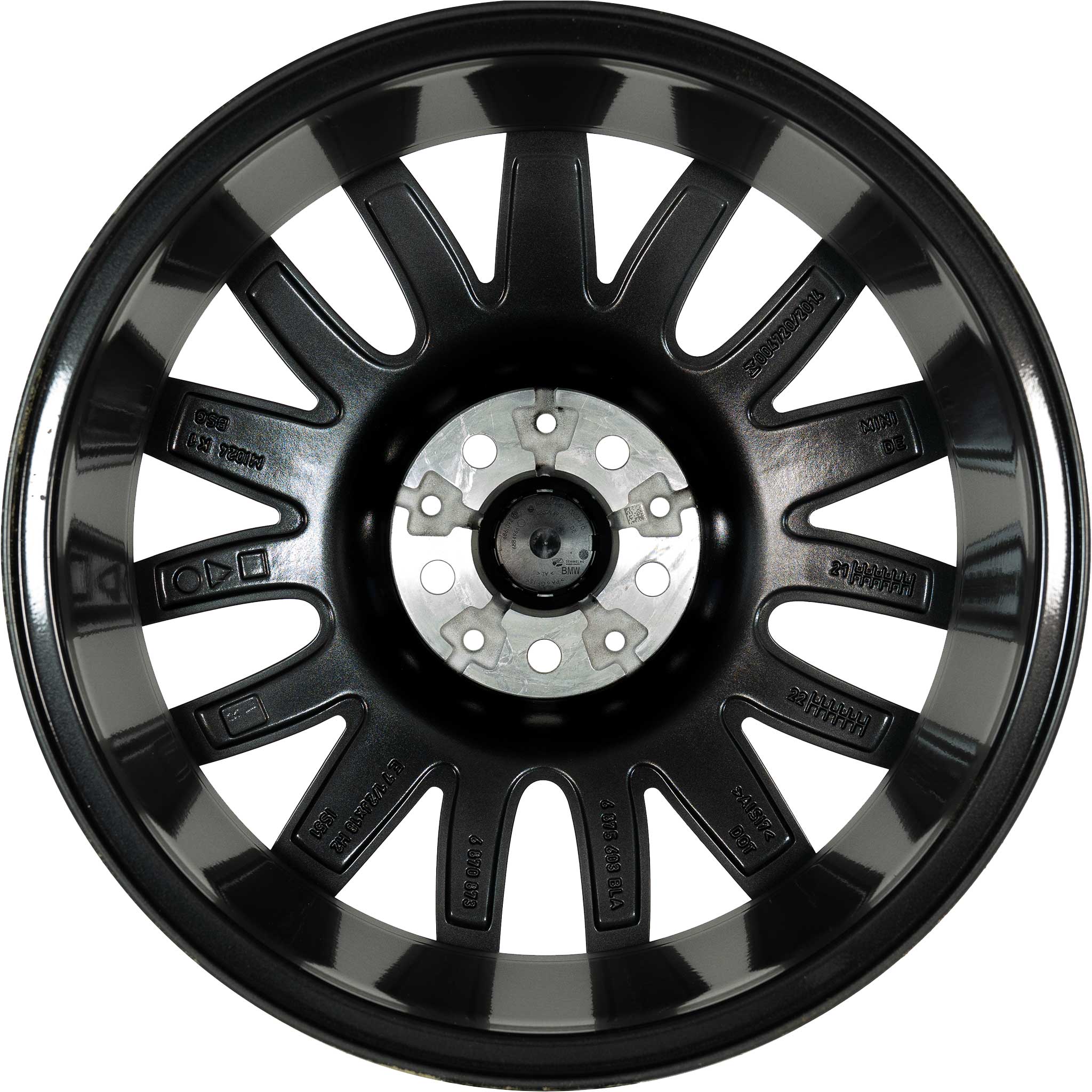 JCW 529 Thrill Spoke Black with Bright Turned Alloy Wheel Product Image #3