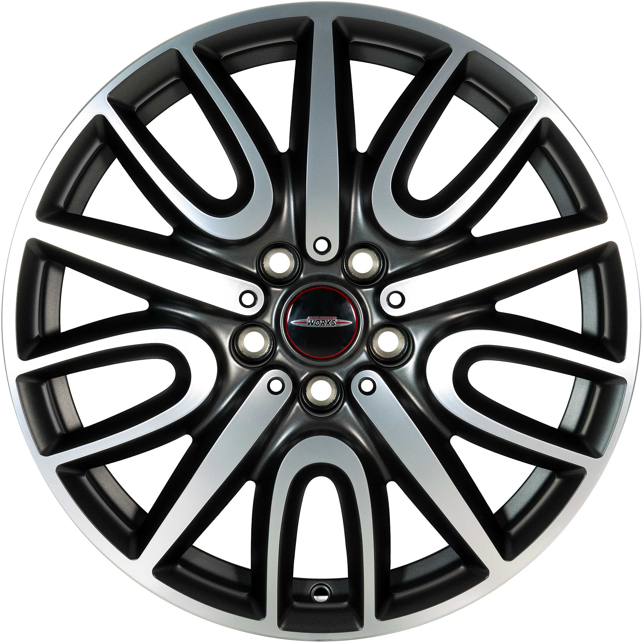 JCW 529 Thrill Spoke Black with Bright Turned Alloy Wheel Product Image #1
