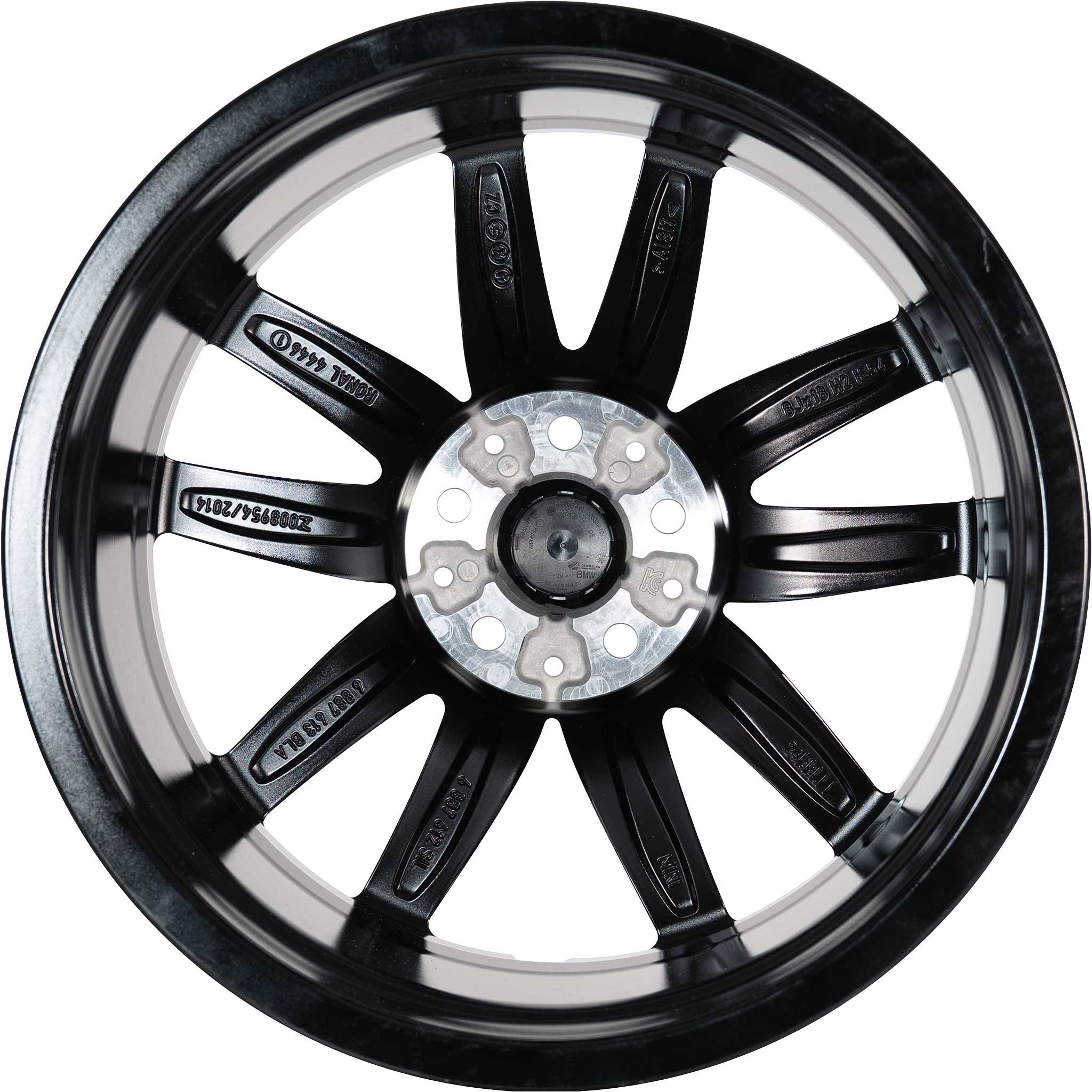 JCW 815 Grip Spoke Jet Black Alloy Wheel Product Image #3