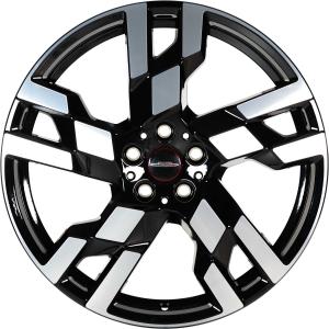 20" JCW 949 Flag Spoke Jet Black with Bright Turned alloy wheel